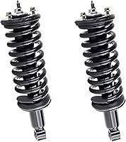 Vista 1827 de Detroit Axle - Kit de suspensión delantera de 10 piezas para Chevy Aveo Aveo5 Pontiac G3 Wave 2 Ready Struts Assembly 2 Enlaces de barra