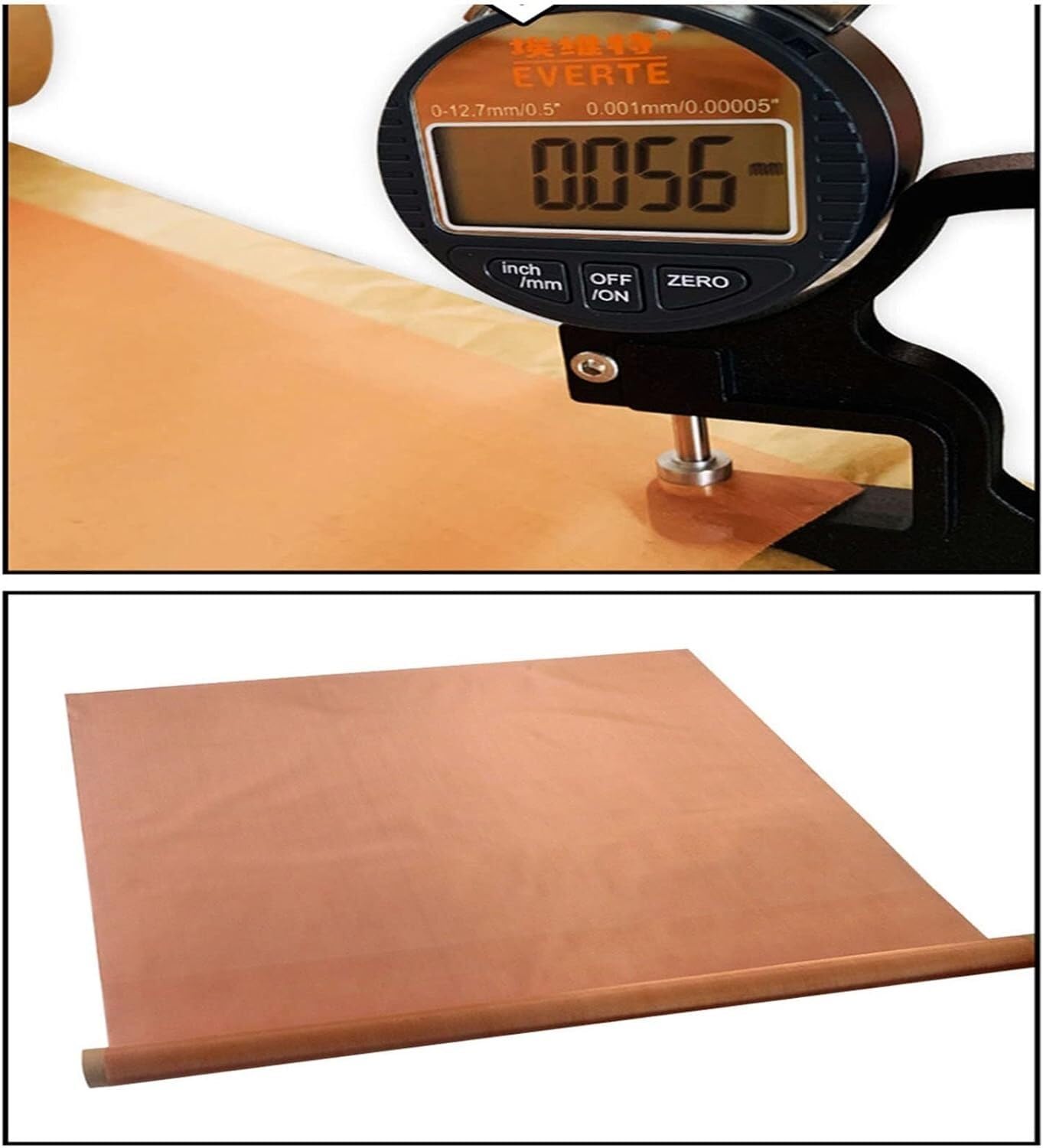 Kanduo JSY Rete di Rame, schermatura del Segnale elettromagnetico di Isolamento a Rete Intrecciata in Filo di Rame 10-200mesh Schermo a Rete in Rame (Color : 40mesh, Size : 1x1m)