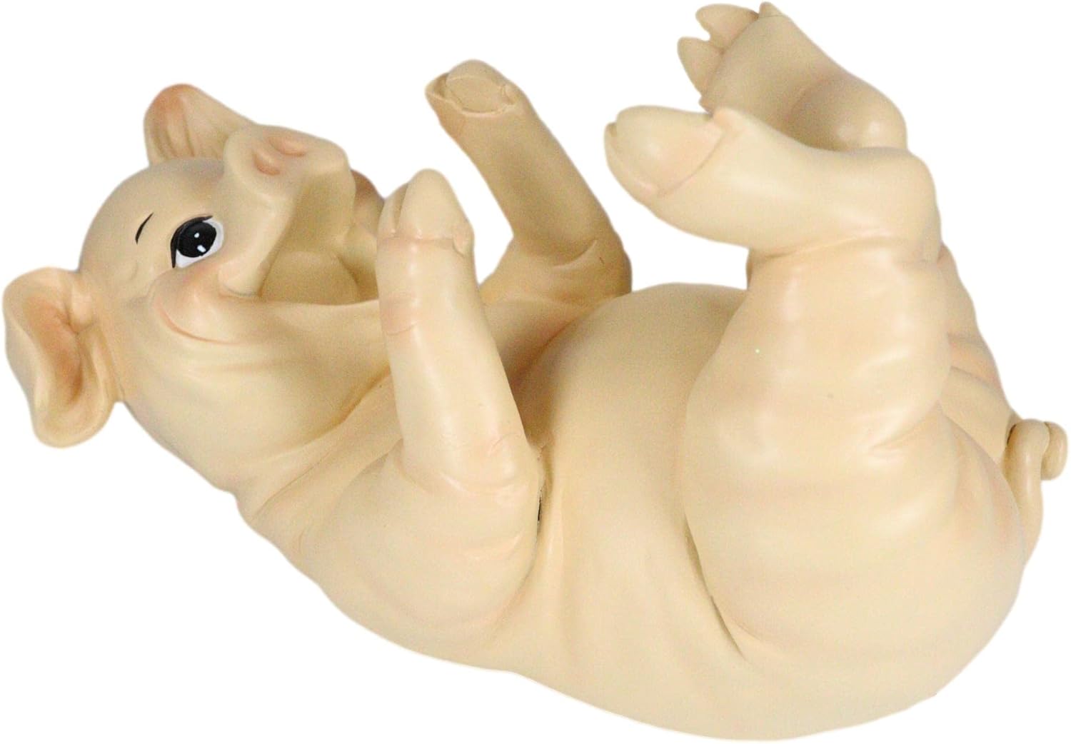 Ebros Gift Rustic Western Comical Drinking Pig Babe Wine Bottle Holder Sculpture As Country Farm Bar and Kitchen Decor Tabletop Swine Pigs Piglets Wine Stands Racks and Decorative Collectible