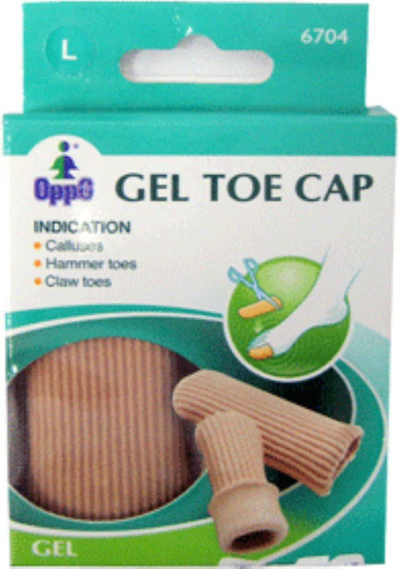 Oppo Gel Toe and Finger Cap, Size : Large, Model No : 6704 - 2 / Pack