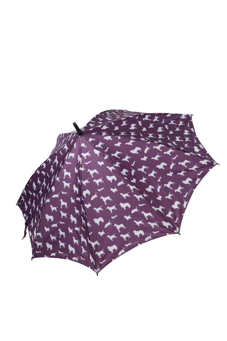 Rydale Large Golf Umbrella Country Designs Pheasant Polka Dot Plain Purple Navy Brolly (Multi Dog Berry)