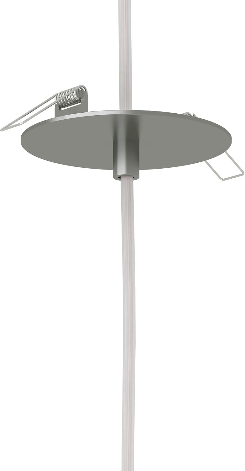 DALS Lighting PDC18-CC-SBA Pendant Light, Sand Blasted Aluminum