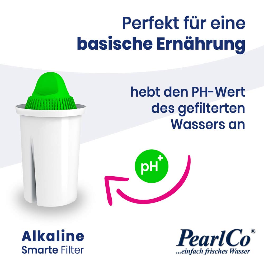 PearlCo PearlCo Alkaline Classic Alkaline Water Product, Pack of 1 Filter Cartridge (Compatible with Brita Classic) in use