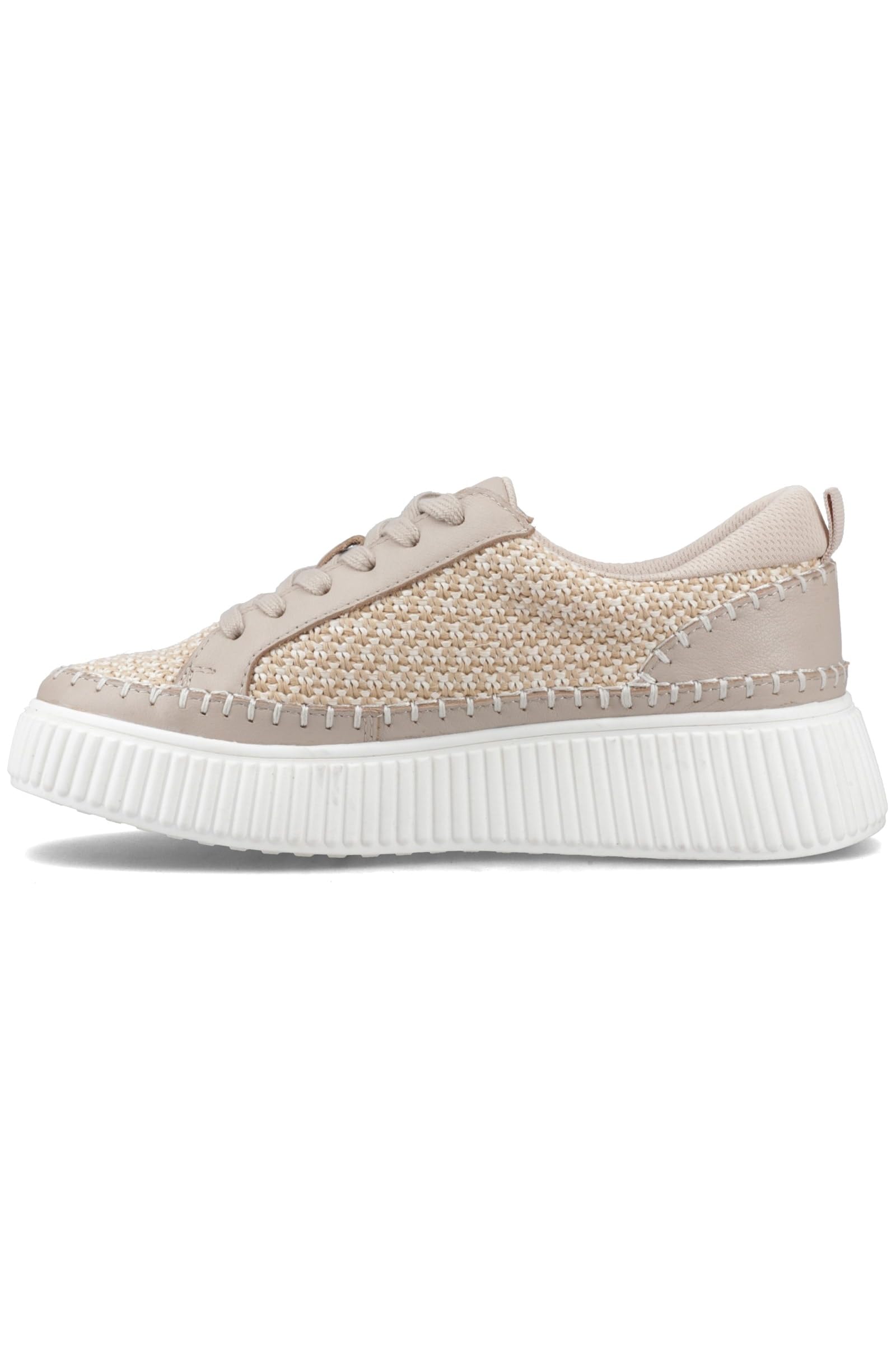Hush Puppies Haisley Woven Trainer Taupe UK 7 TaupeUK 7Taupe Trainers (95672) Women's/Ladies Breathable