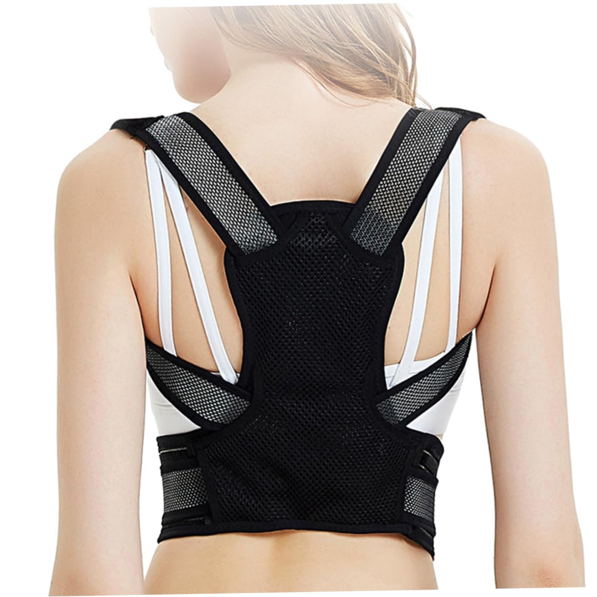 FRCOLOR Belt Carrier for Posture Posture Trainer Strap Adjustable Stand Hunchback Shoulder Posture Brace Belt for Posture Device Belts for Black