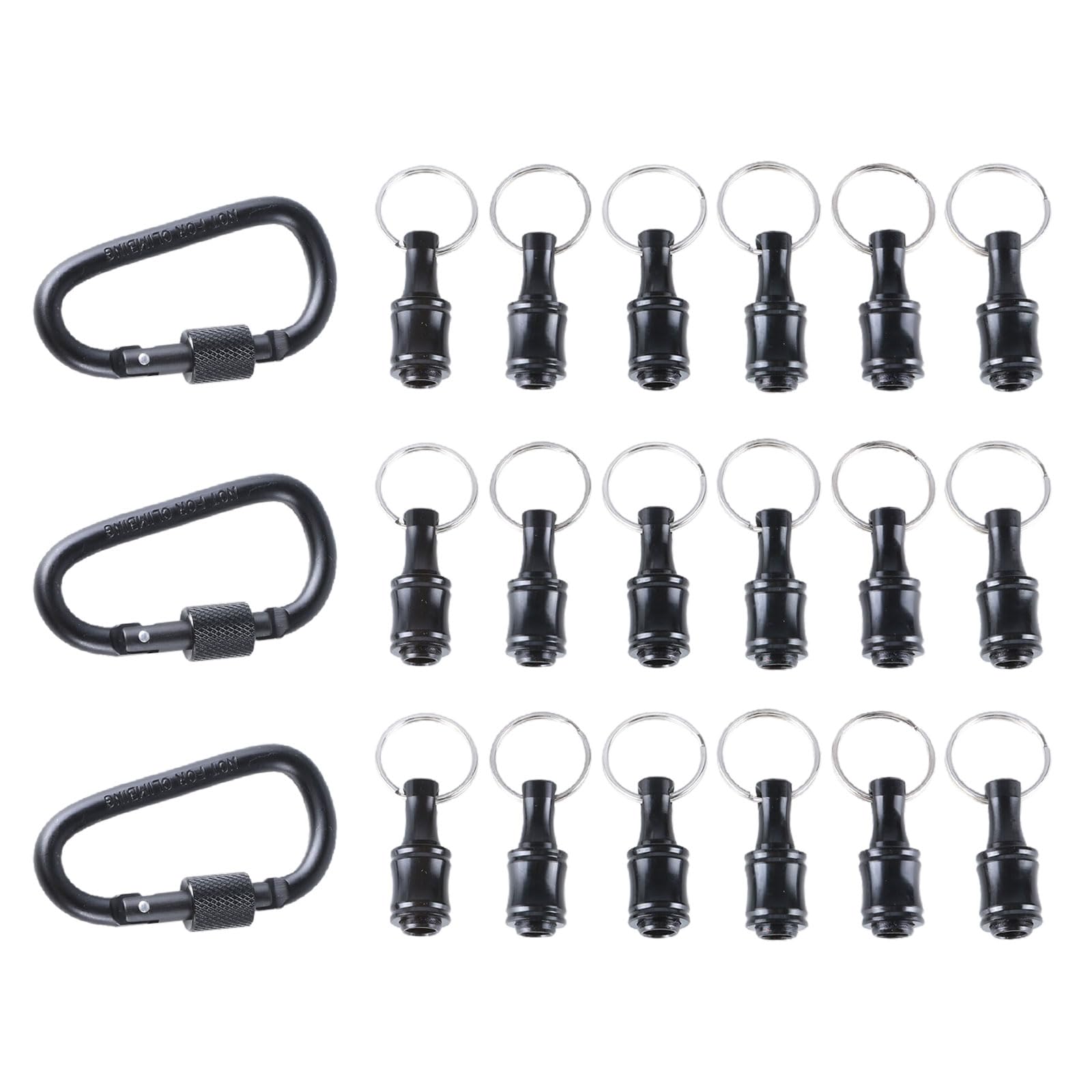 Tsophreniq 3 Sets Screwdriver Bit Holder Keychain, Easy Carry 1/4" Hexagonal Socket Drill Adapter Suitable For Diyer Enthusiasts Craftsmen Screwdriver Bit Holder