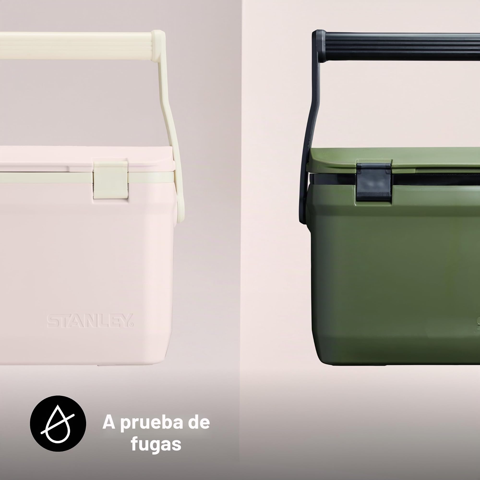 Stanley 1913 Adventure - Enfriador para exteriores - Hielo frío hasta 4 días - Nevera - Sin BPA - Enfriador de pecho - Caja de refrigeración de camping resistente que se dobla como asiento