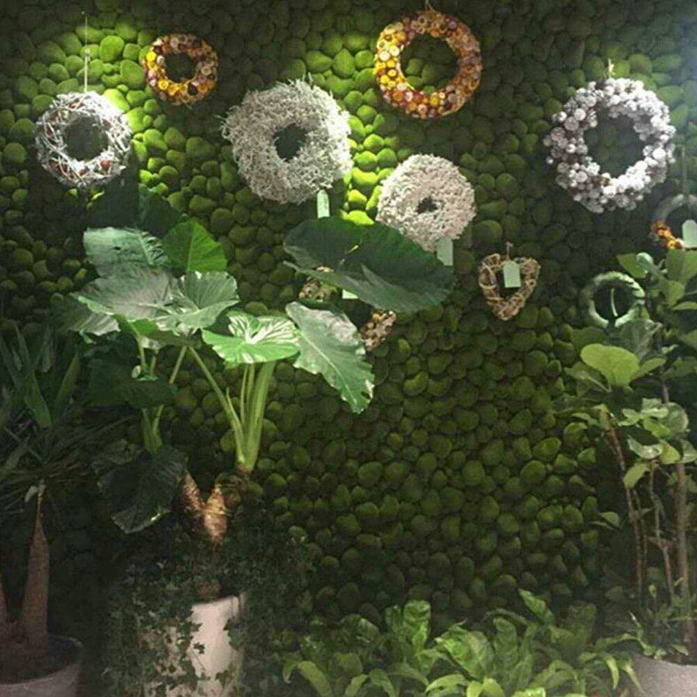 Fake Moss Rocks Haofy Moss Rocks Kunstmos Rotsen Simulatie Gras Bryophyte Bonsai Tuin Faux Groen Mos Bedekte Stenen DIY Landschap Decor (12 stuks, Groen