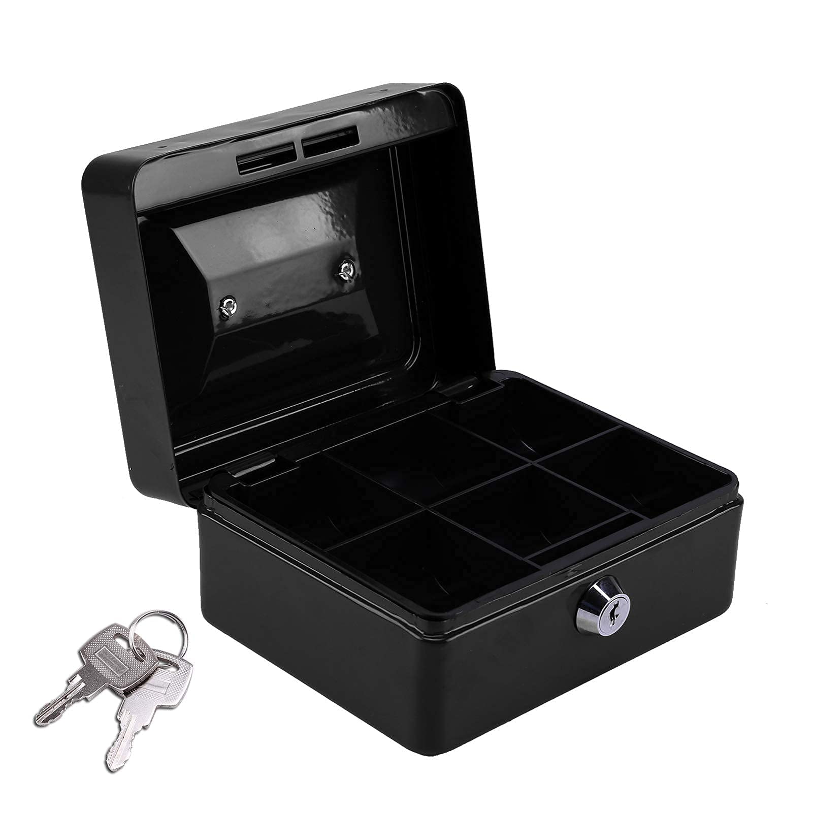 Amazon.co.jp: ロックボックス、小型6インチキャッシュボックス