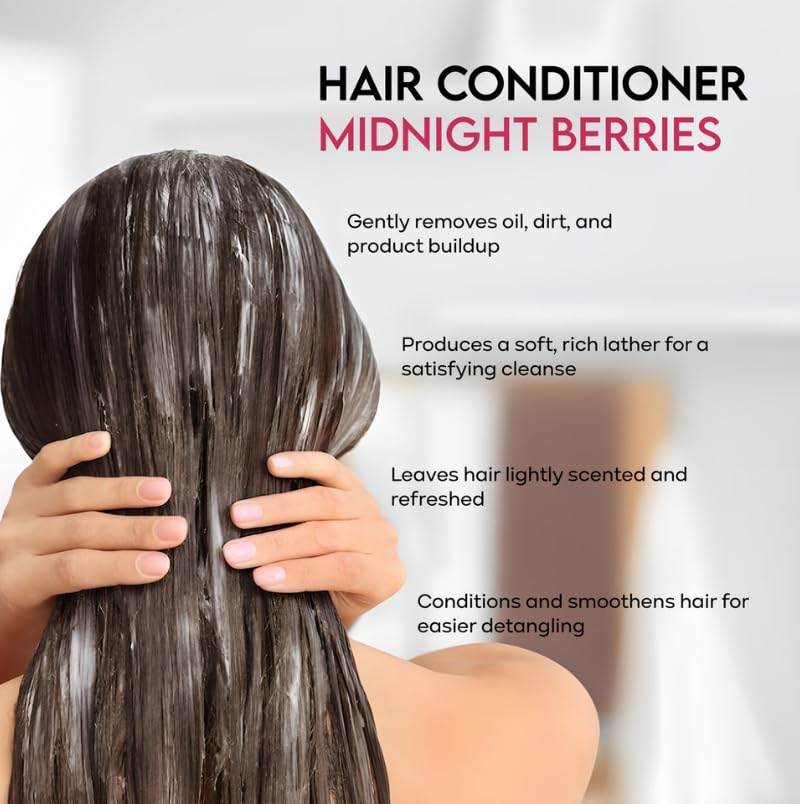 Image of Kronokare Midnight Berries Hair Conditioner 30 ml | Deep Conditioning, Moisturizing & Frizz Control for All Hair Types