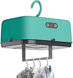 Secador de roupas portátil, Secador de roupas pequeno | Máquina de secar roupa elétrica dobrável - Secador pequeno com saco de secagem, máquina de cuidados com roupas para roupas leves, roupas íntimas