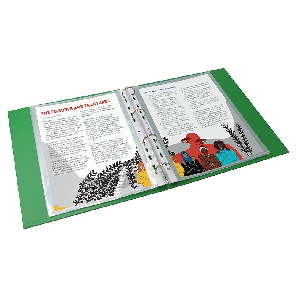 Raccoglitore Favorit 4 Anelli, 22x30 Cm - Verde, Per Fogli A4, Anelli Da 30 Mm, Made In Italy - Foto 2