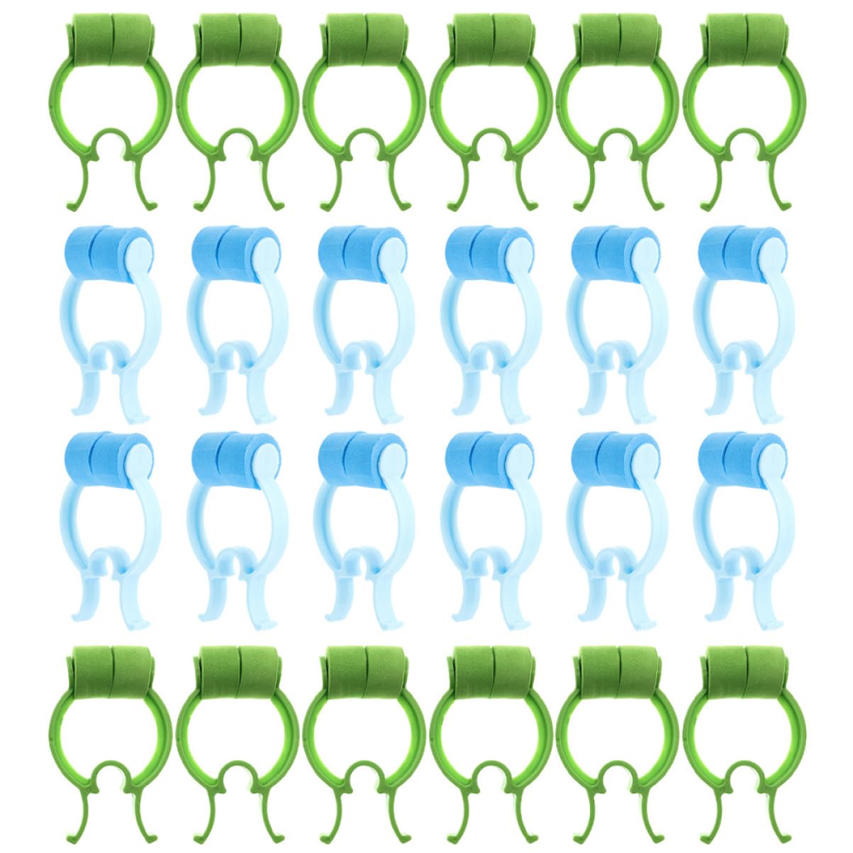 BCOATH 2sets Ergonomic Nose Vent Clips Nose Clip for Breathing Tape for Nasal Bleeding Stopper 24pcs*2