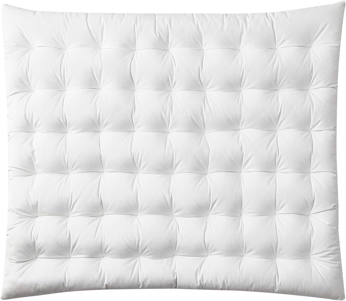 DormCo Rainha Cushion Tufted College Headboard - White Velvet