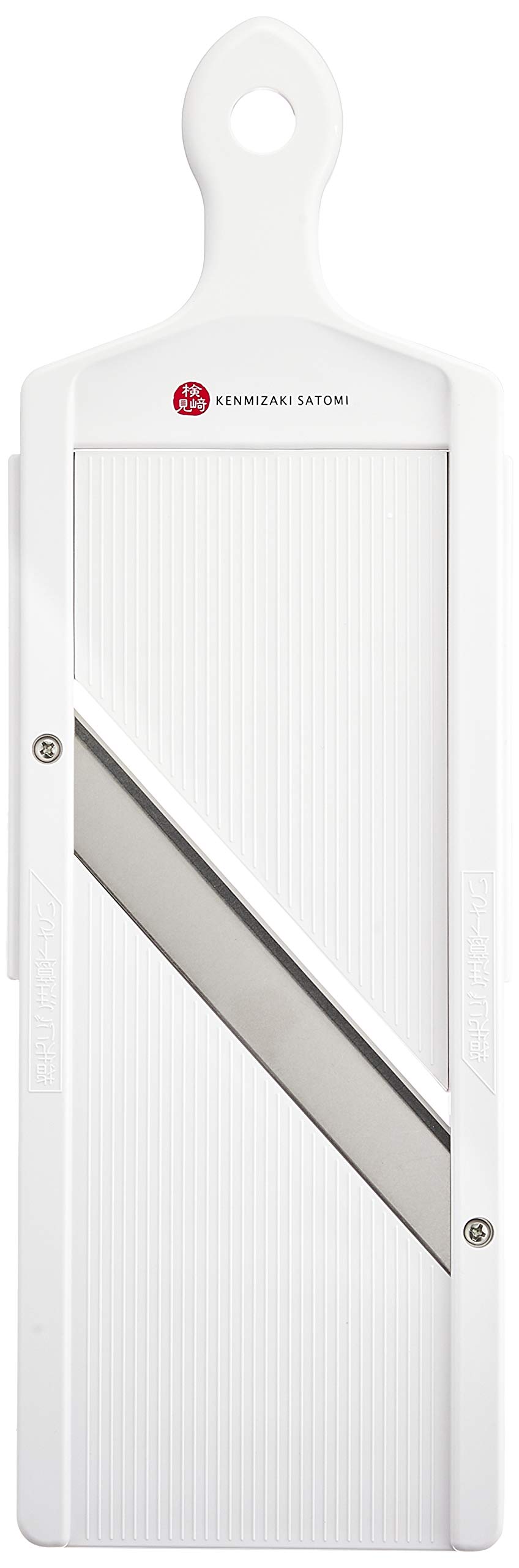 Kogyo KZ-613 Satomi Kemizaki Thick Adjustable Wide Slicer, Made in Japan, Made in Tsubamesanjo, Niigata, White, 4.7 x 2.2 x 15.2 inches (120 x 57 x 385 mm)