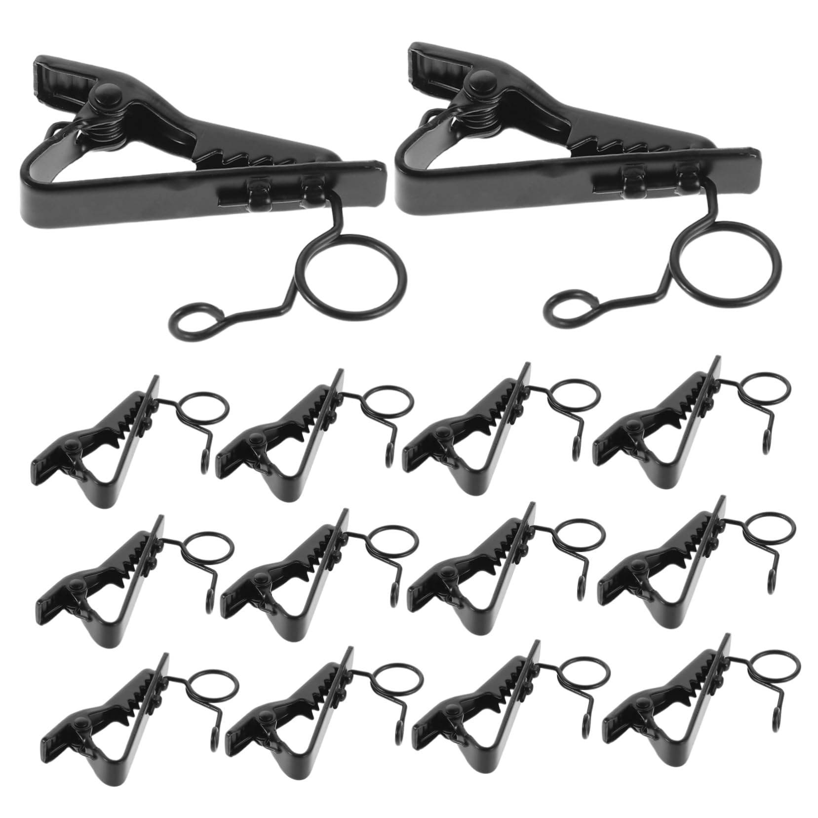 GALPADA 20pcs Microphone Tie Clips - Plastic Lavalier Microphone Tie Clip Metal Replacement Clips For Lavalier Mics
