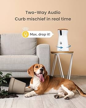 Furbo 360° Dog Camera with Treat Dispenser and Barking Alerts