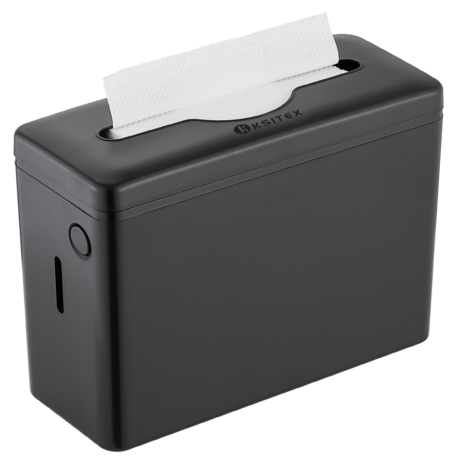 Dispensador de Toallas de Papel de Mostrador, Gran Capacidad para Baño, Cocina y Hogar, Dispensador de Servilletas Trifold/C Fold/Z Fold 300 Hojas, Plástico con Base Antideslizante,Negro
