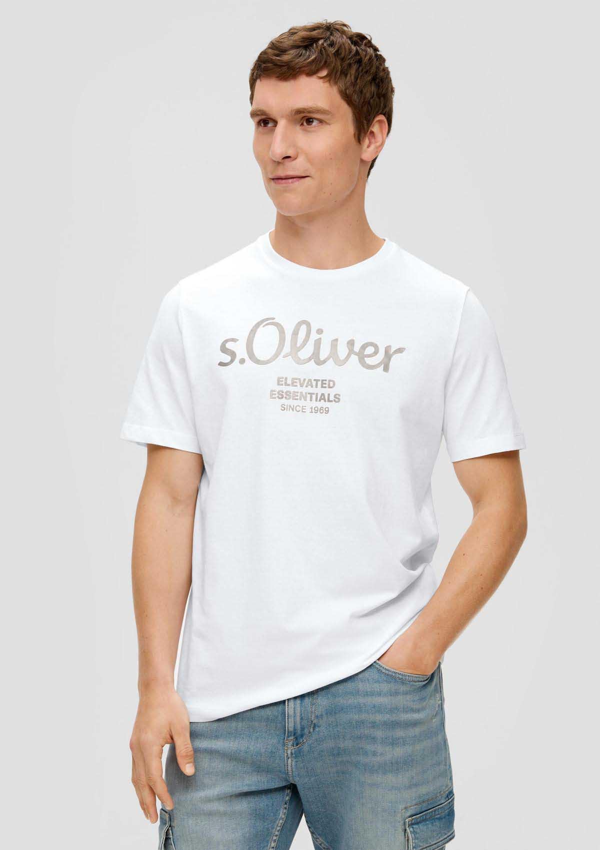 s.Oliver Herren T-Shirt mit Logodruck (DE/NL/SE/PL – Bild 2