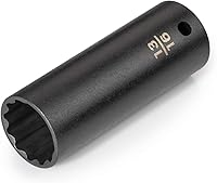 Vista 49 de TEKTON 1/2 Inch Drive x 1-1/16 Inch 12-Point Impact Socket SID22227 Profundo