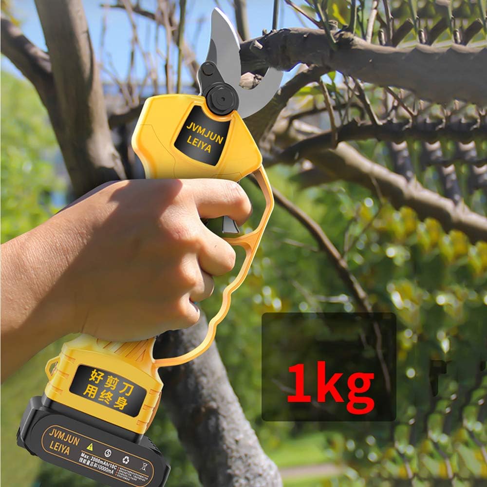 Smart Electric Scissors Professional Garden Shears Rechargeable Ion Battery Tree Pruner Ergonomic Grip Comfort Storage Box with Storage/Lithium Battery