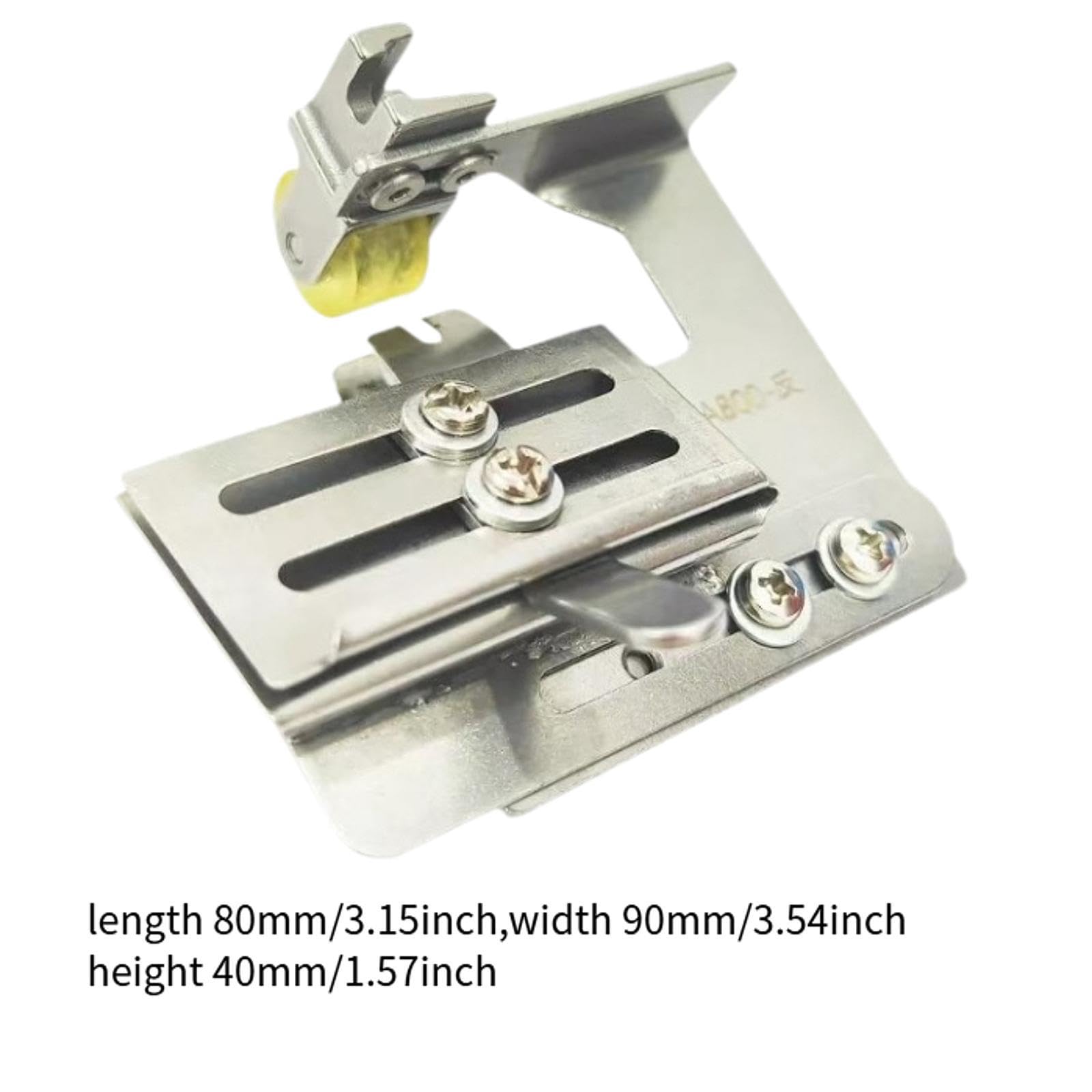 Prensatelas Fruncidor Ajustable para Máquina de Coser Industrial, Guía para Plisar de Acero con Doble Capa, Adecuado para Confección de Ropa Individual- Style B