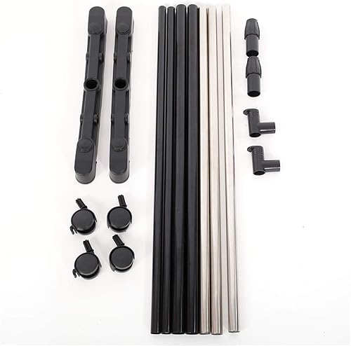 Miniatura 6 de Perchero con ruedas de acero inoxidable para colgar ropa, perchero (estilo 4)