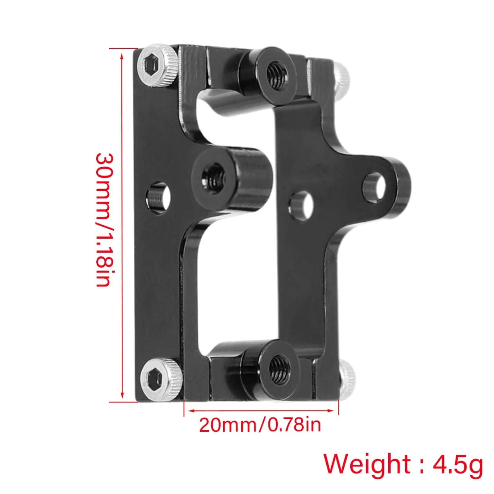 Per Traxxas Per TRX4M Per Bronco Per Defender Per JJRC C8801 AX-8560 1/18 RC Auto Parti Di Aggiornamento Servo In Alluminio Staffa Montaggio In Metallo Ricambi Modellini RC
