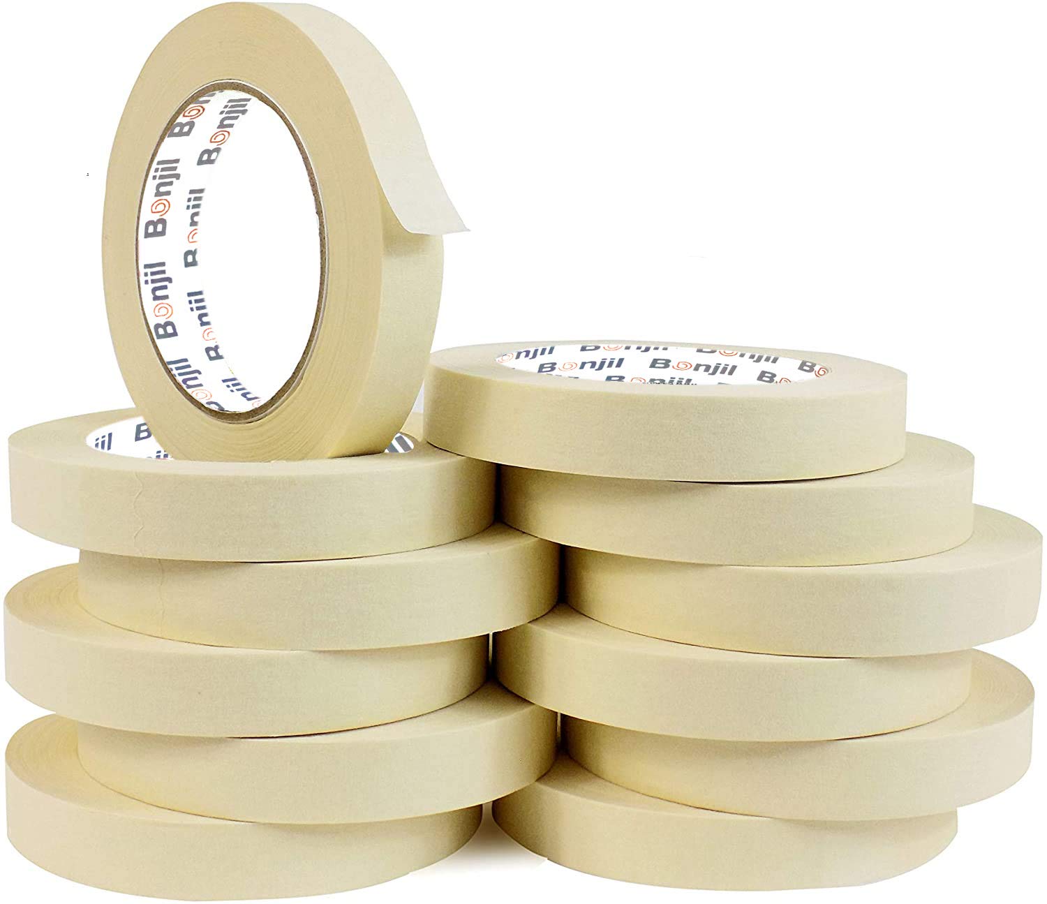 Bonjil Masking Tape for Carpenters & Painters 12mmX20mtr (24 Rolls) (B08BTZJJZ6) Amazon Price History, Amazon Price Tracker