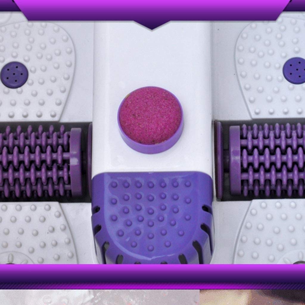 HMTE Massaggiatore Foot Spa - Bagno riscaldato, rulli massaggianti Automatici, Vibrazione, Bolle, Controllo Digitale della Temperatura Regolabile
