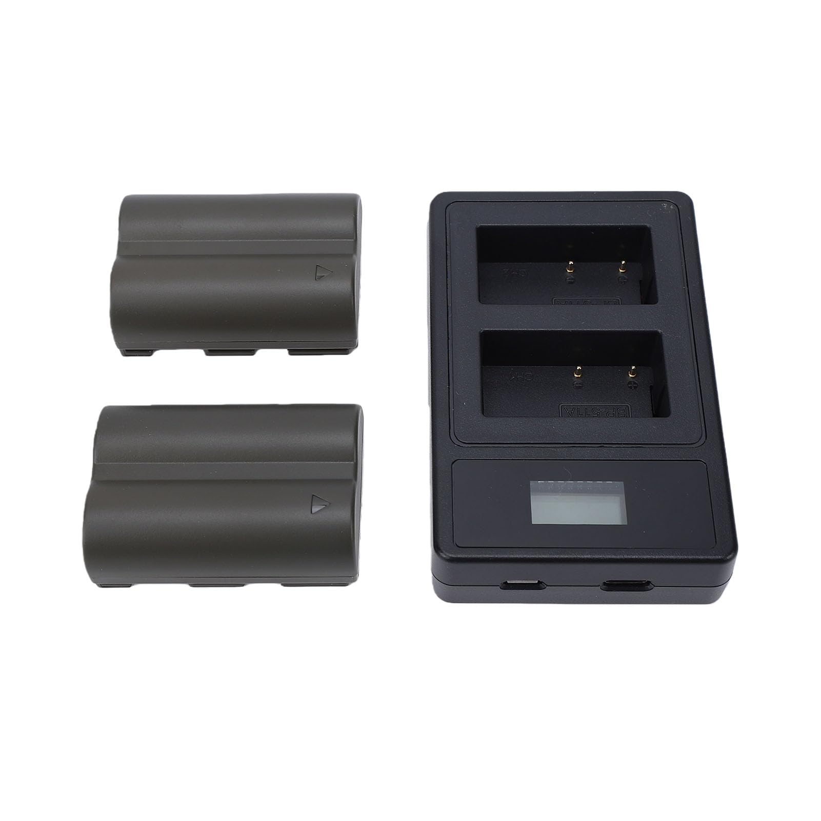 Matybobe Batería de Cámara 2800mAh, Cargador Doble, Recargable de Litio,