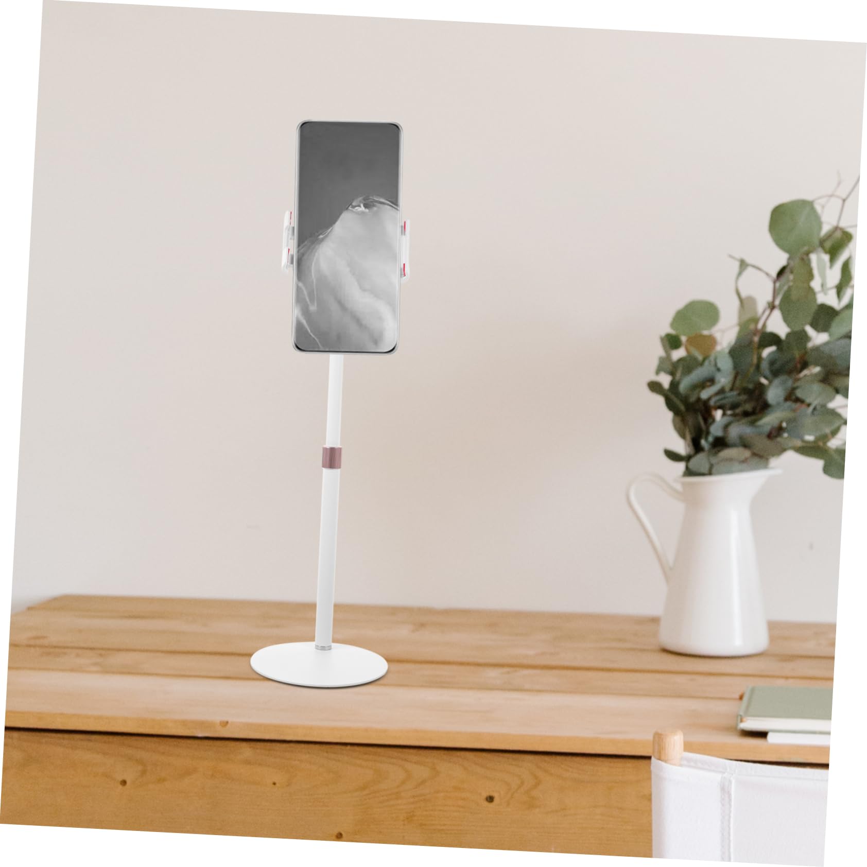 SHINEOFI Supporto Abs Tablet di Tavolo Alluminio Lega da Bianco