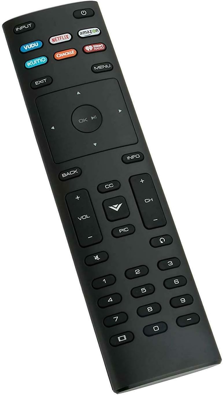 Replacement Remote Control XRT136 for Vizio TV D24fF1 D43f