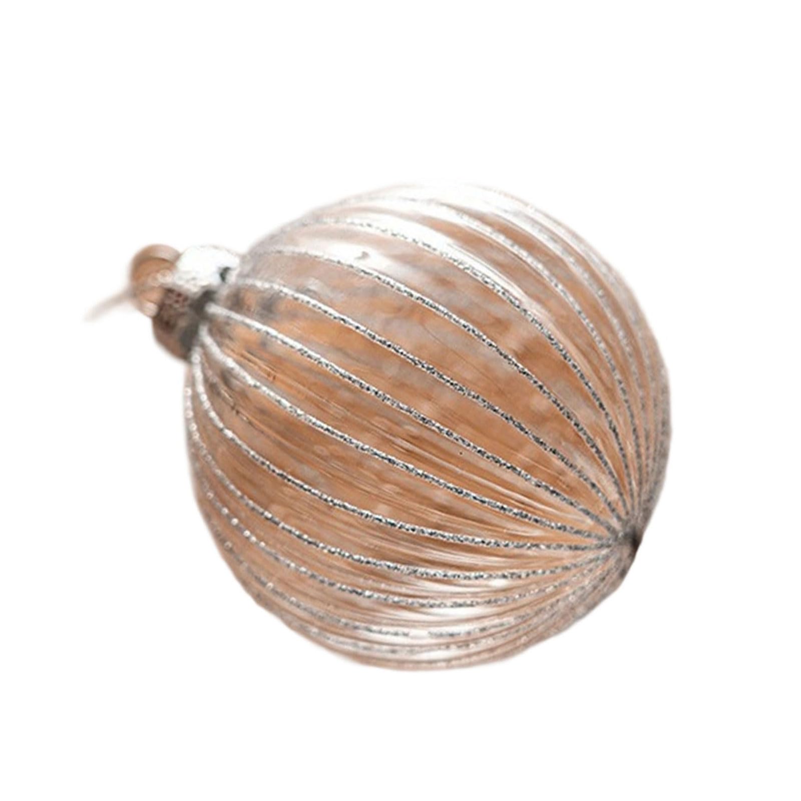 Kalttoy Glass Christmas Ball Ornament Christmas Tree Decorations Hanging Ball for Indoor Outdoor Holiday Decorations Tree Glass