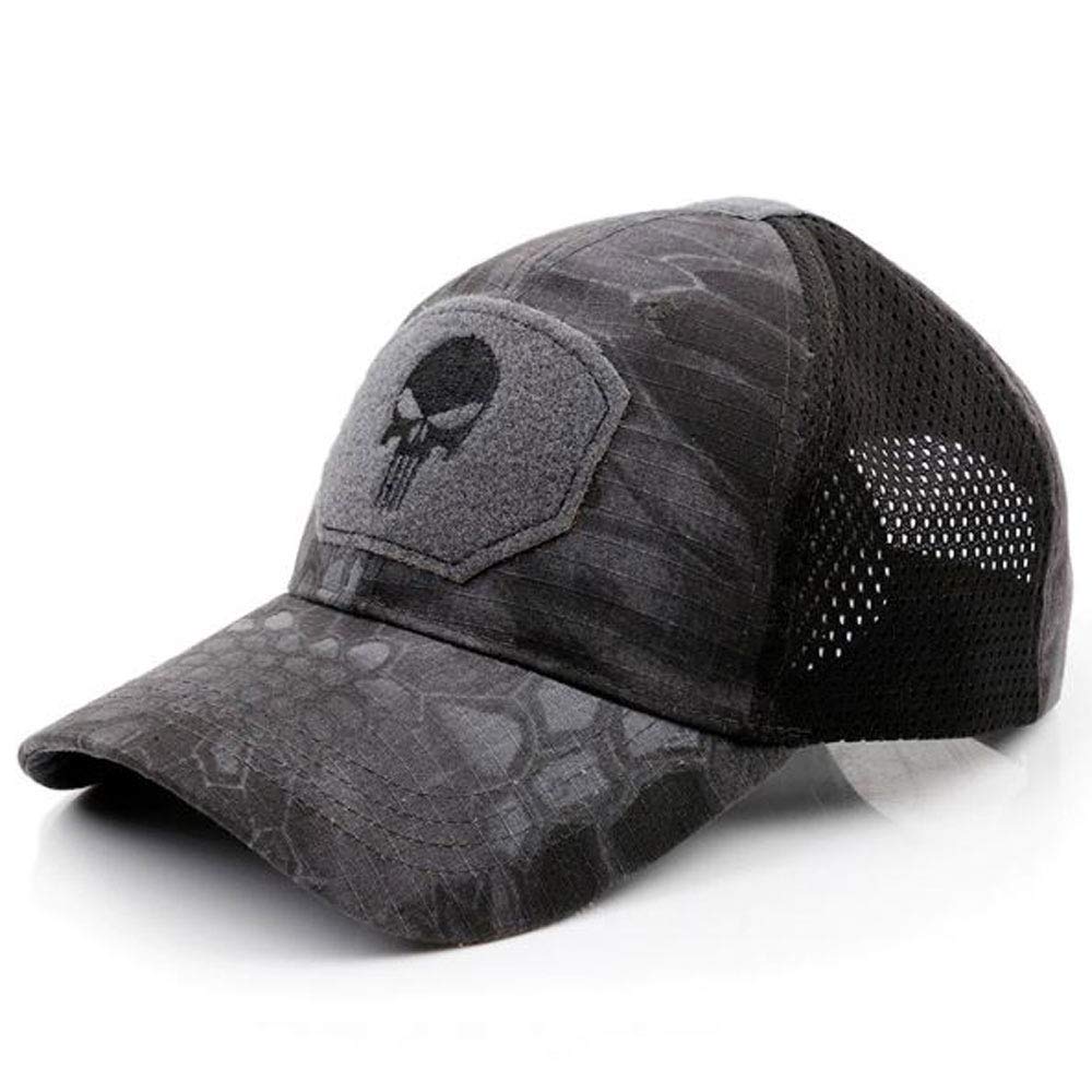 Buy Field Sports OnlineBlack Snake Camoue Punisher Mesh Baseball Cap