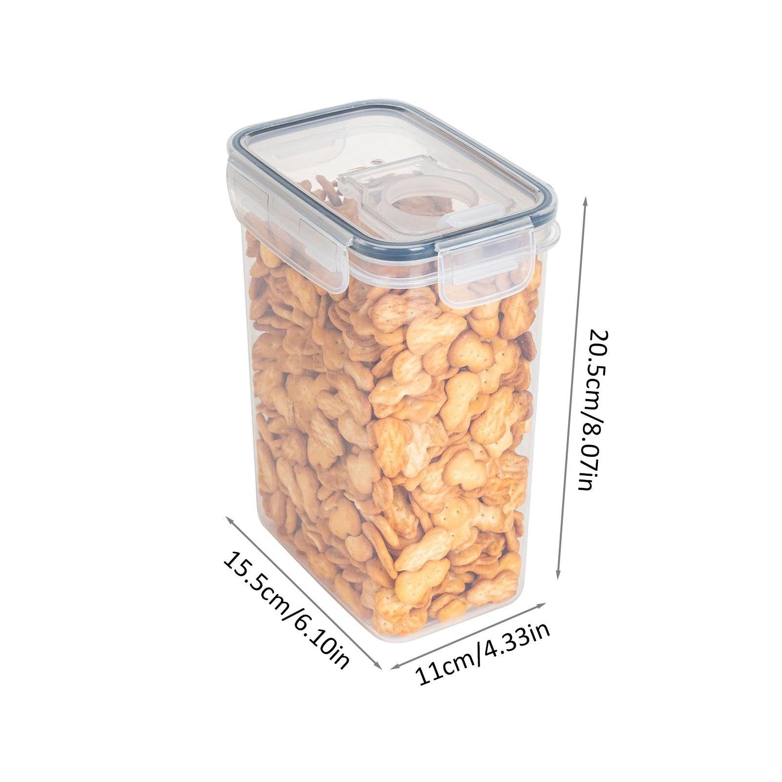 Amazon｜小麦粉保存容器,キッチン収納食品容器 | 5 個のイージー