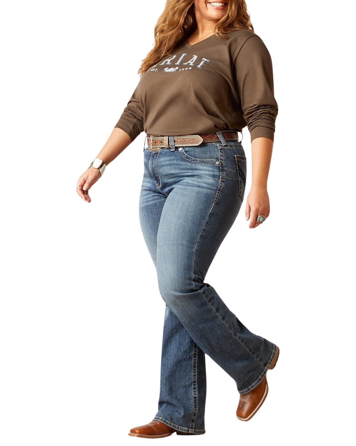 ARIATWomen's R.e.a.l. Perfect Rise Phoebe Boot Cut Jean