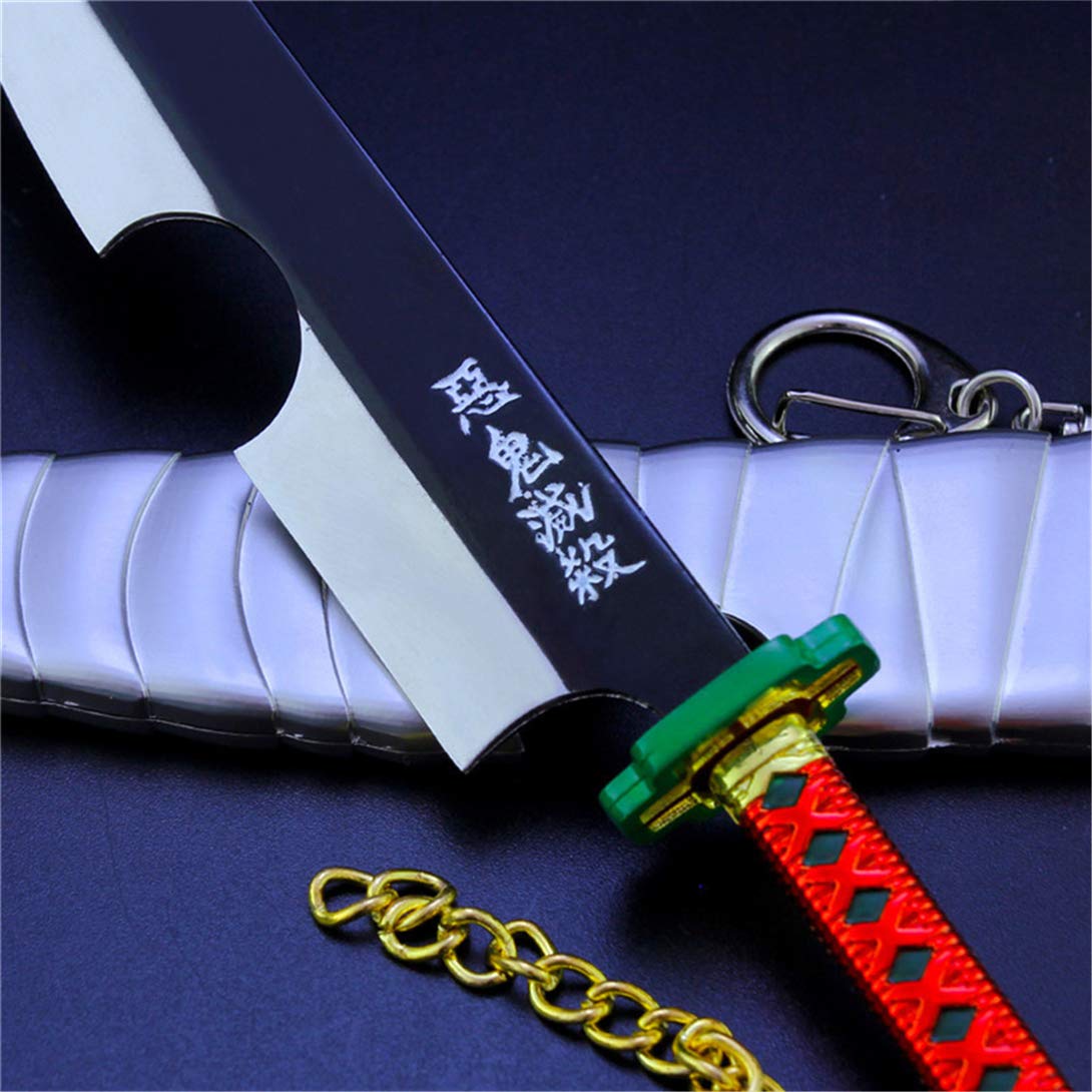 Amazon.co.jp: Wanqian 鬼滅 宇髄 天元 ペーパーナイフ ミニ日輪