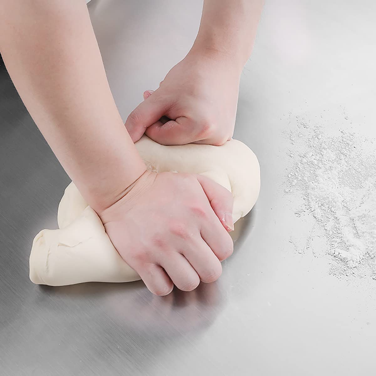 Tagliere extra large in acciaio inox, 58 x 80 cm, resistente, per la preparazione degli alimenti da cucina, per cuocere e cucinare