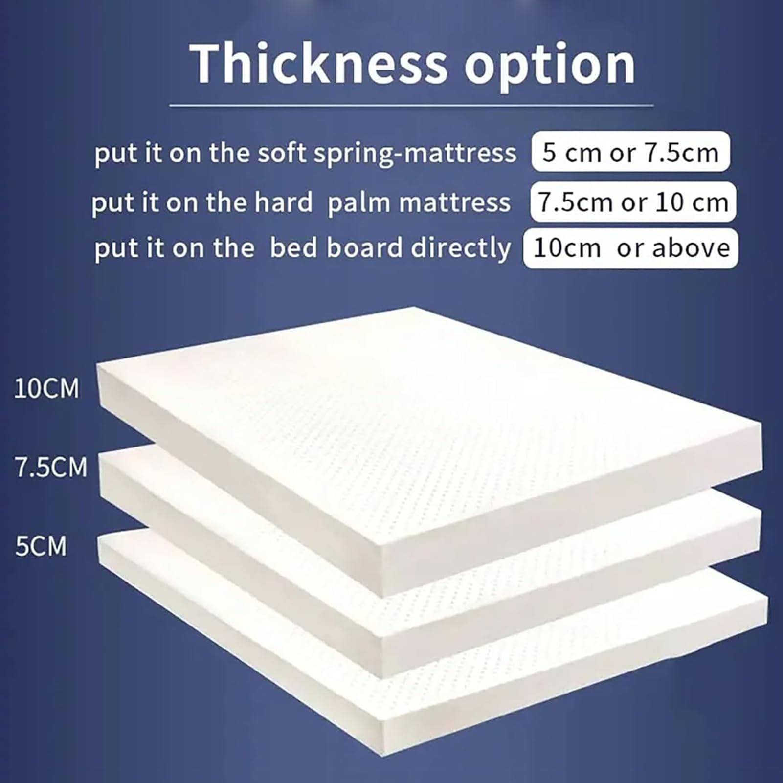 Coprimaterasso in lattice con rivestimento morbido per un maggiore comfort e isolamento del movimento, perfetto per chi dorme sul lato posteriore e per alleviare le allergie.