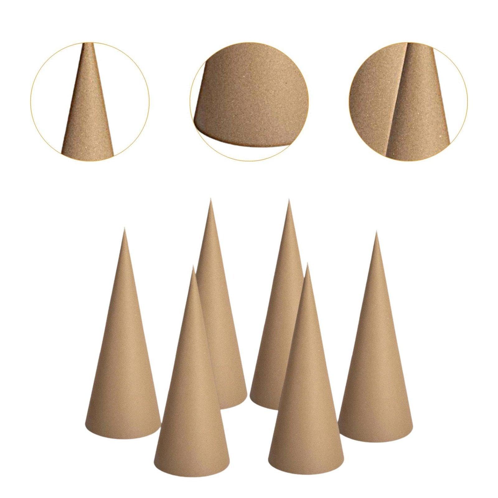 F Fityle 6 carta con base aperta per lavori creativi fai da te, decorazioni per albero di Natale, scrapbooking, cappelli per feste di, 30 Cm