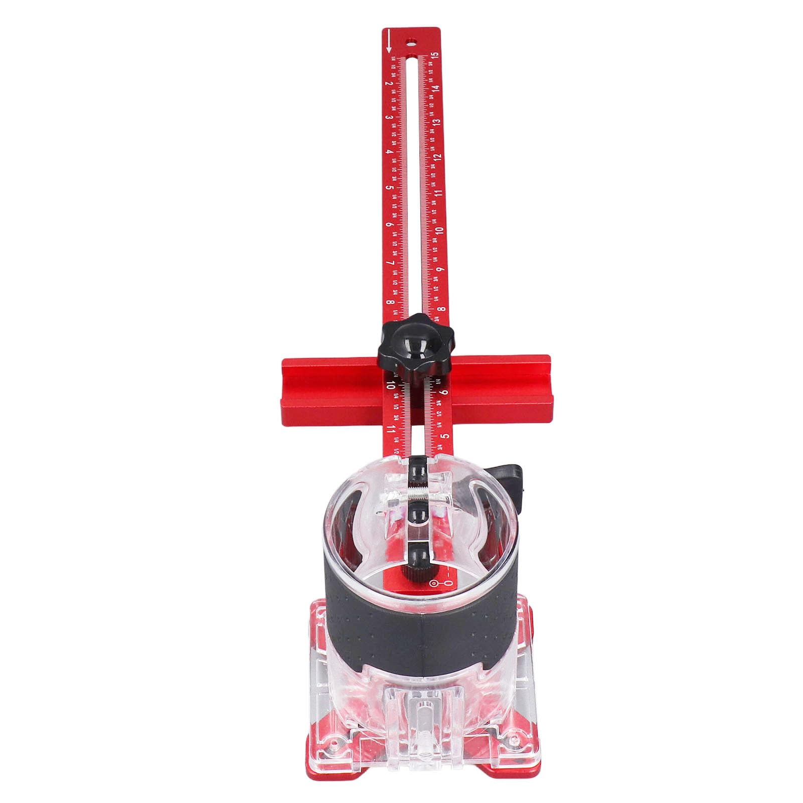 per Fresatura Regolabile con Staffa per Scanalatura della Fresatrice 4 in 1, per Taglio Circolare in Lega di Alluminio per Fresatrice per Hardware