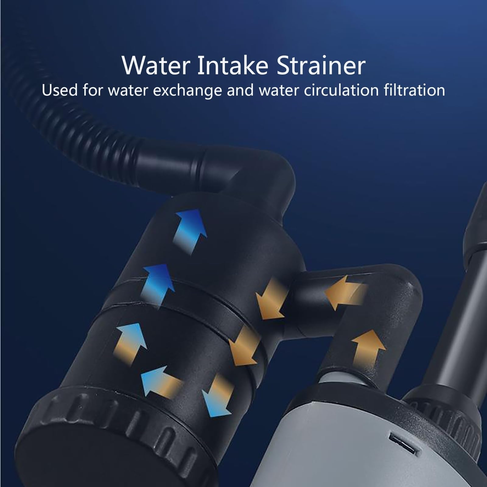Nettoyeur d'aquarium, outils de nettoyage d'algues, outils de nettoyage automatique d'aquarium 4 en 1, puissance élevée, convient for changer l'eau, laver le sable et la circulation de l'eau(30W)