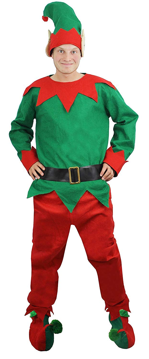 ELF COSTUME CHRISTMAS FANCY DRESS 