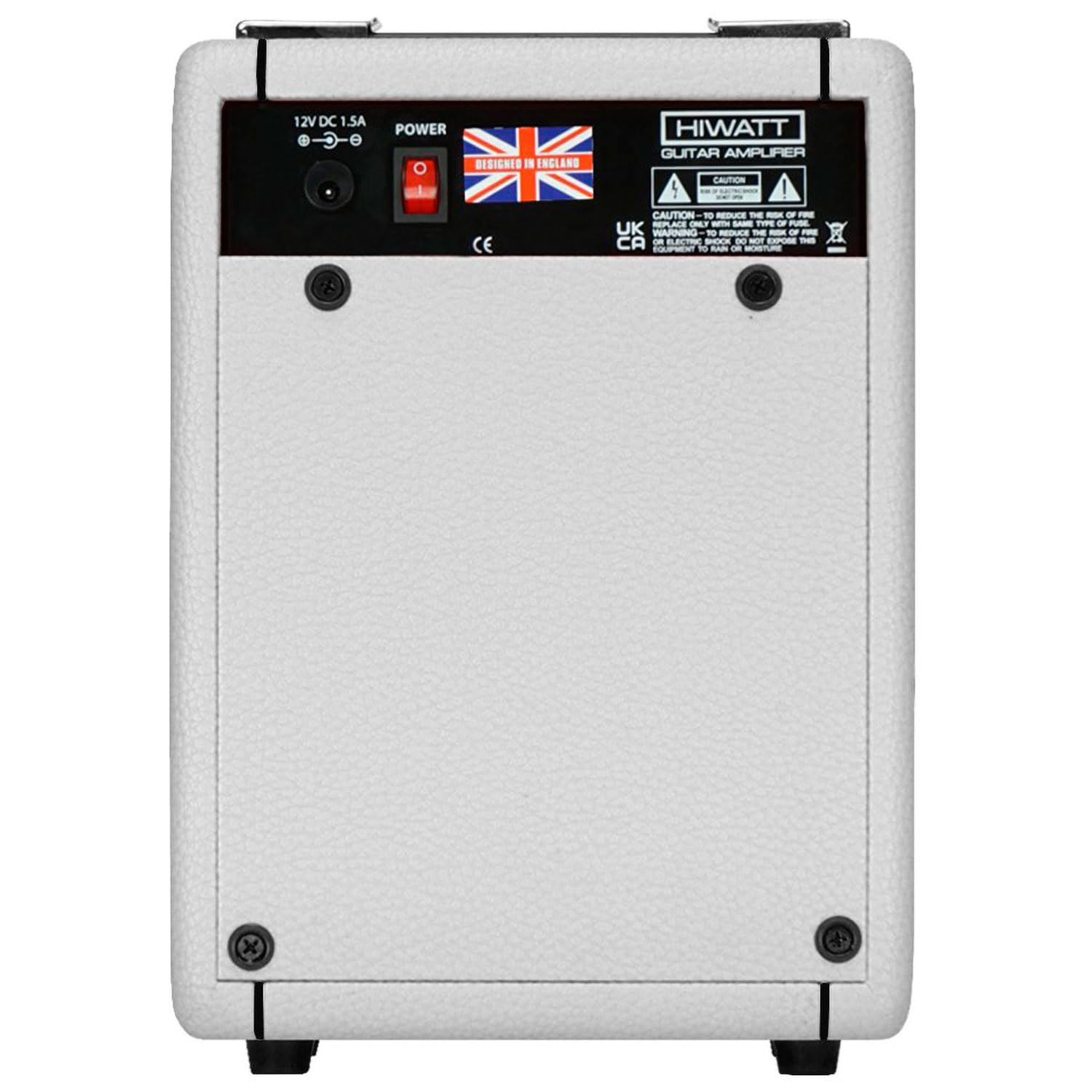 Hiwatt London 12 Combo Gitarren-Verstärker Weiß mit keepdrum Kabel