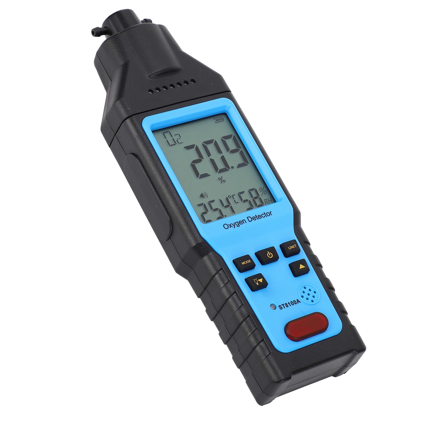Detector de oxígeno Medidor Monitor Portátil Medición de concentración de oxígeno para Uso Industrial doméstico Material ABS con batería Recargable