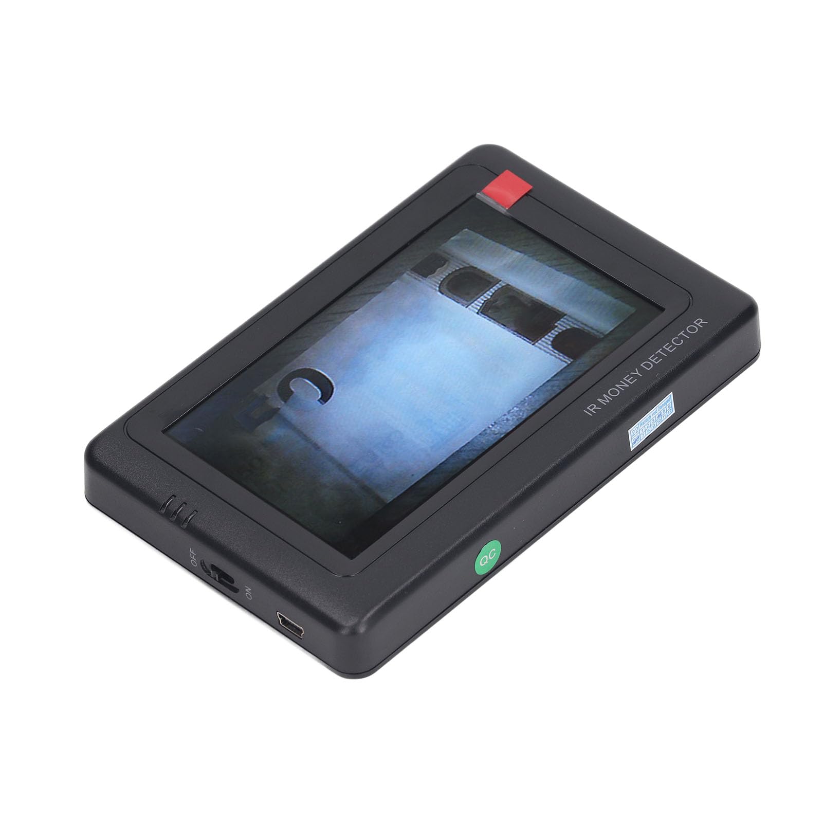 Yctze Rilevatore Portatile con Ampio Display per l'identificazione di Banconote e Valute Contraffatte - Ideale per Negozi, Ristoranti e Piccole Imprese