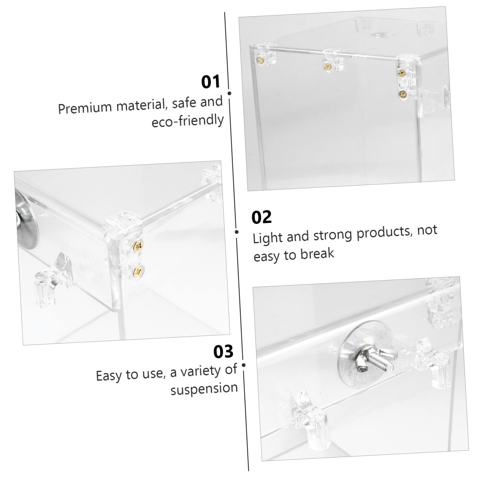 CIYODO Bird Shower Budgie Bath Tub Parrot Bathtub Pet Shower Tub Basin Creative Bathing Supplies