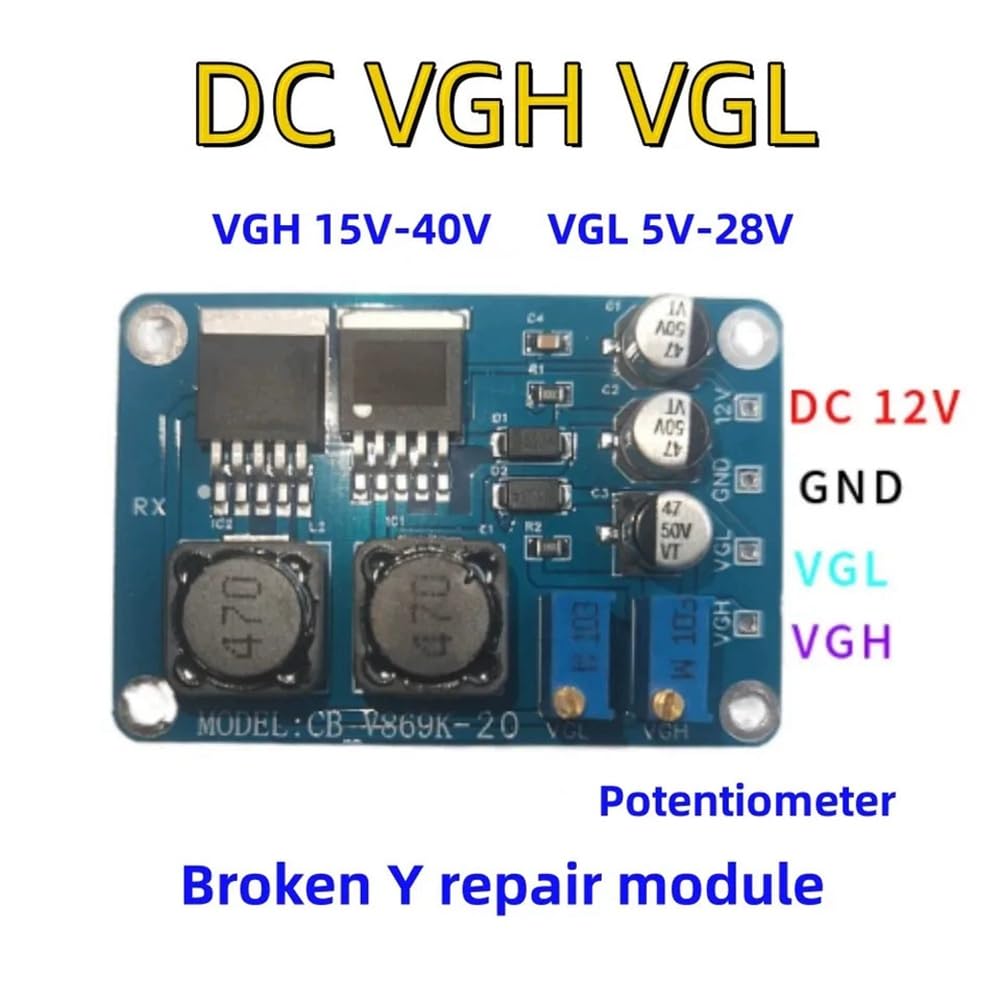 VGH VGL DC- Zur Reparatur Eines LCD-Panels Y Defekt Y Farbe Anormal Horizontale Linie Problem VGH 15-40 V VGL 5-28 V 5 Stück