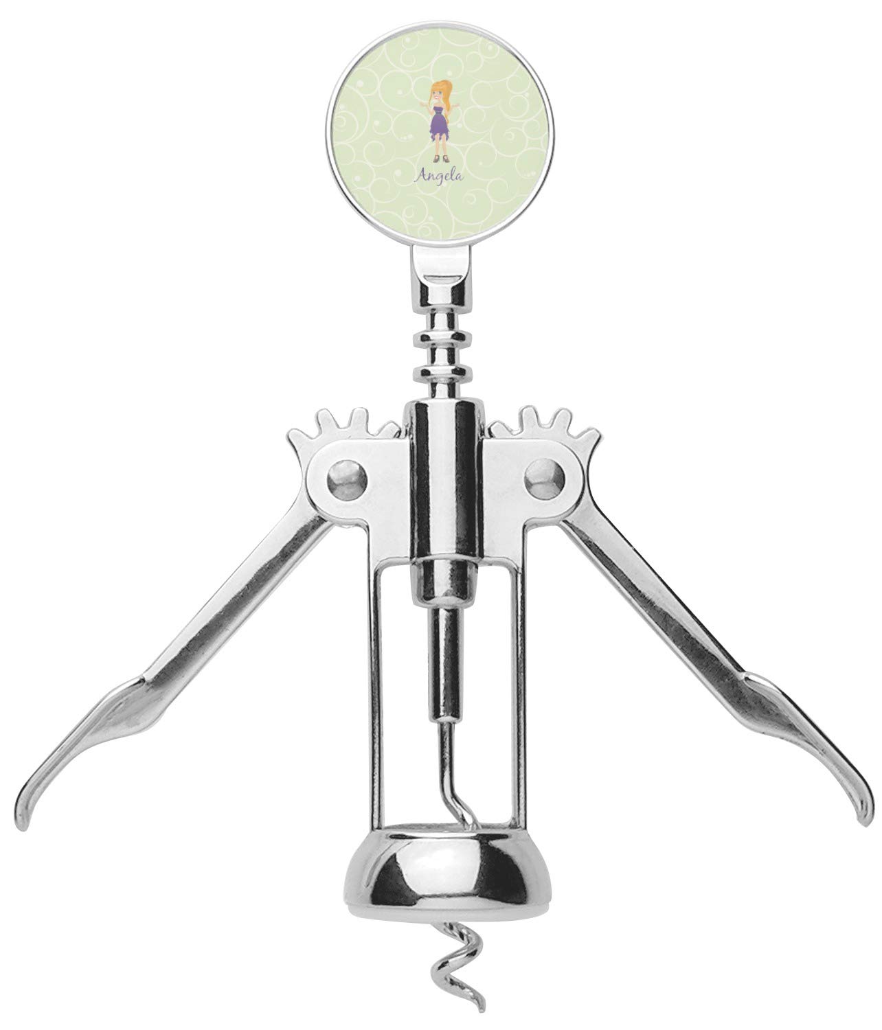Personalized Custom Character (Woman) Corkscrew